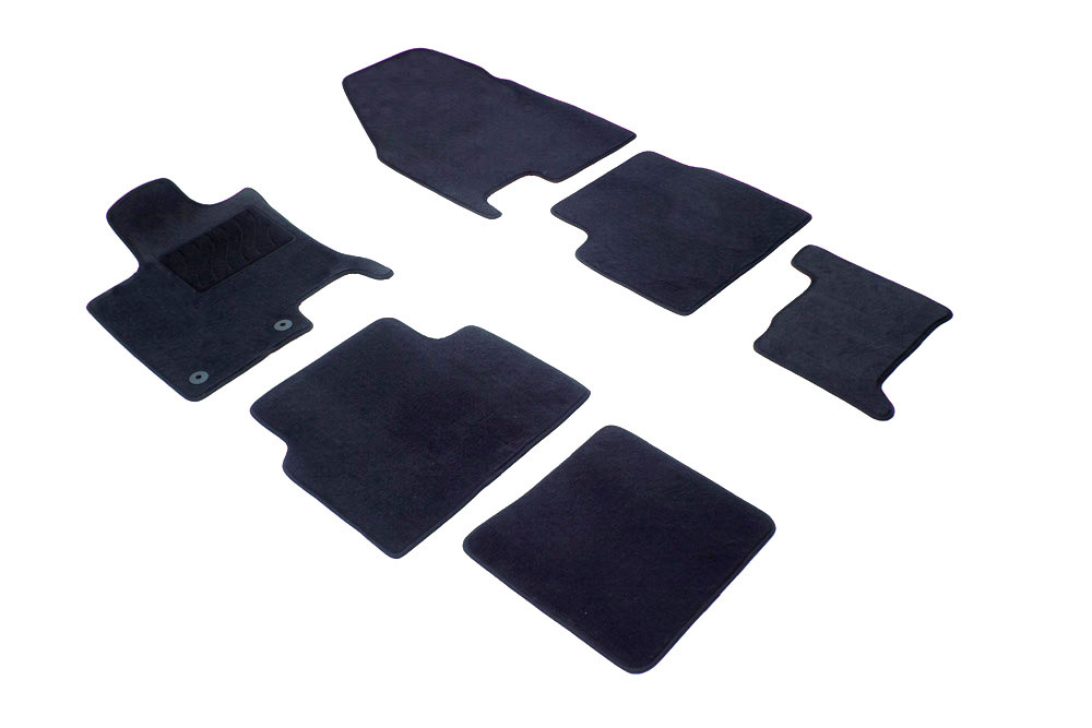 Ворсовые коврики LUX для Nissan Qashqai+2 2008-2014, Seintex.82771