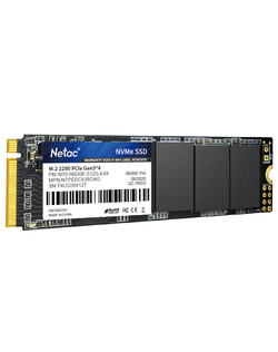 Ssd накопитель Netac SSD N930E Pro 512GB PCIe 3 x4 M.2 2280 NVMe 3D NAND, R/W up to 2080/1700MB/s, IOPS(R4K) 200K/200K, TBW 300TB, 3y wty