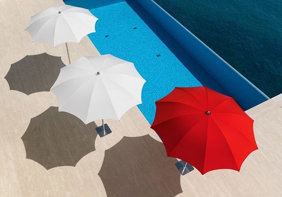 Зонт пляжный профессиональный Cezanne 2400 цвет тортора Magnani Италия