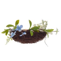 GAEM Изделие декоративное "Гнездо пасхальное", L16 W16 H6 см, 3в.