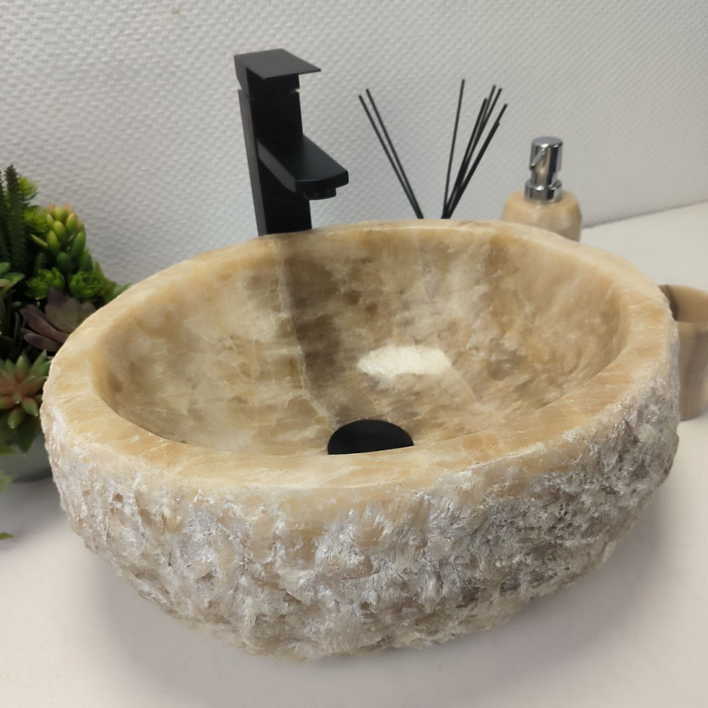 Раковина из оникса Erozy Yellow EO-62611 42*36*16 0098