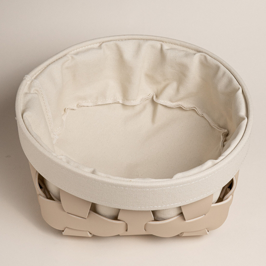 Корзина с чехлом Бежевая маленькая