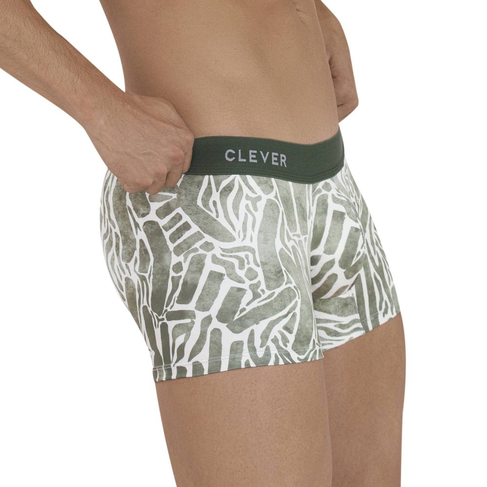 Мужские трусы боксеры с принтом цвета хаки Clever INNER BOXER 112910