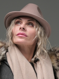 Шляпа /фетр /капучино