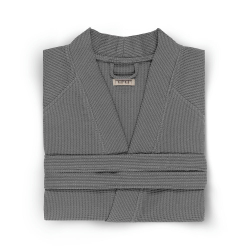 Халат вафельный Hamam Calamus серый