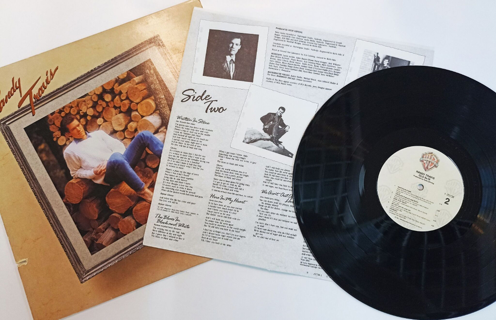 Винтажная виниловая пластинка LP Randy Travis Old 8 10 (USA 1988)