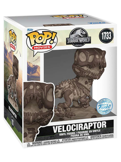 Фигурка Funko POP! Movies Jurassic World Velociraptor (Fossil) (Exc) 6" (1733) 84598