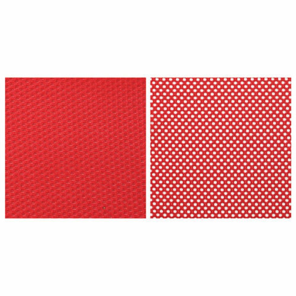 Кресло офисное МЕТТА "SU-B-8" пластик, ткань-сетка, сиденье мягкое, красное