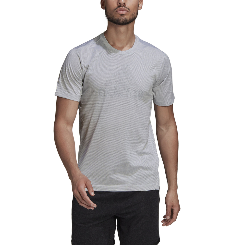 Мужское теннисное поло adidas BOS Primeblue T-Shirt Men - White
