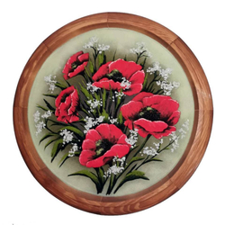 Панно "Букет 400" литопись, дерево