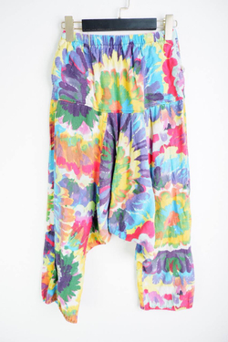 Бриджи с ярким принтом, визуально 42/44 размер