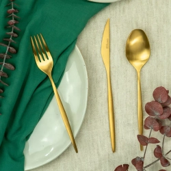 Набор столовых приборов 24 предмета на 6 персон Cristema Rabat золотой
