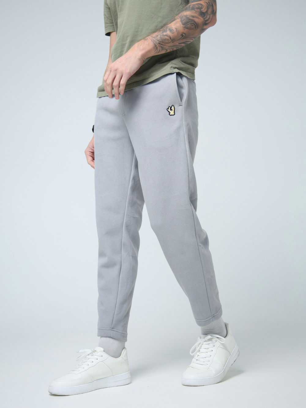 Брюки флисовые город горький серые