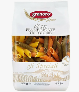 Макароны Granoro Penne Rigate Tricolore 231 500 г