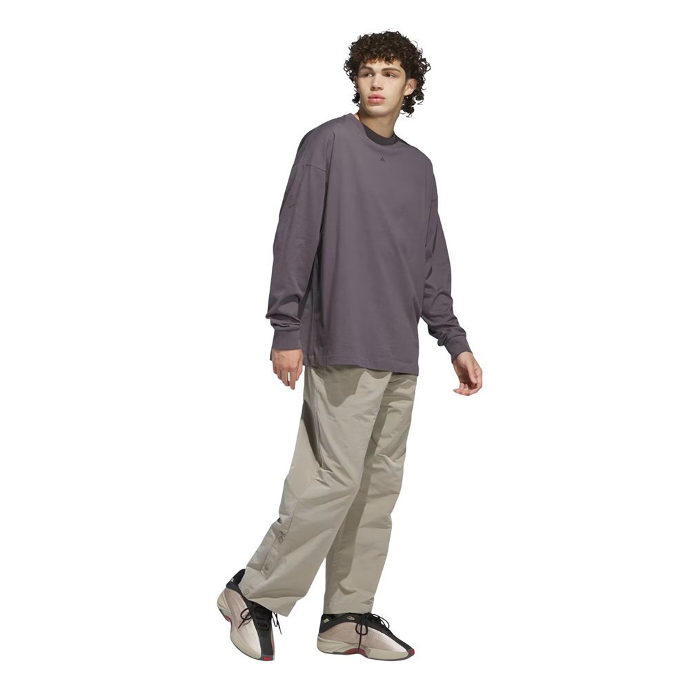 Баскетбольная джерси adidas Basketball Long Sleeve T-shirt Gray