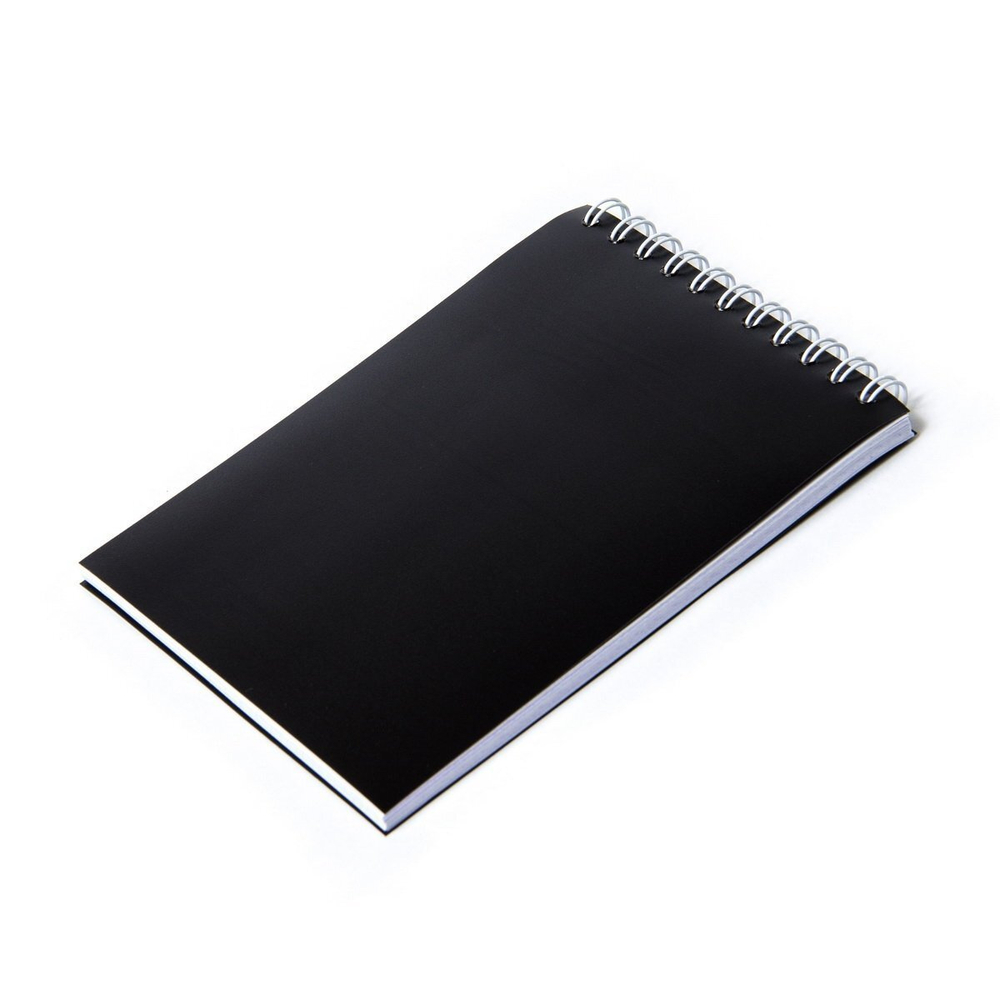 Блокнот А6, гребень, Alingar, обложка пластик, ассорти, 60 л., клетка