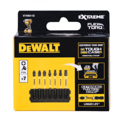 DeWalt, DT70823, Набор бит PZ TX MIX BAR FLEXTORQ 57 мм 7 шт, шт
