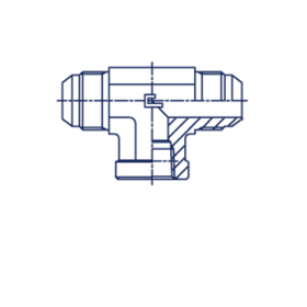 Штуцер PT JIC 1.1/16 - NPTF 3/4