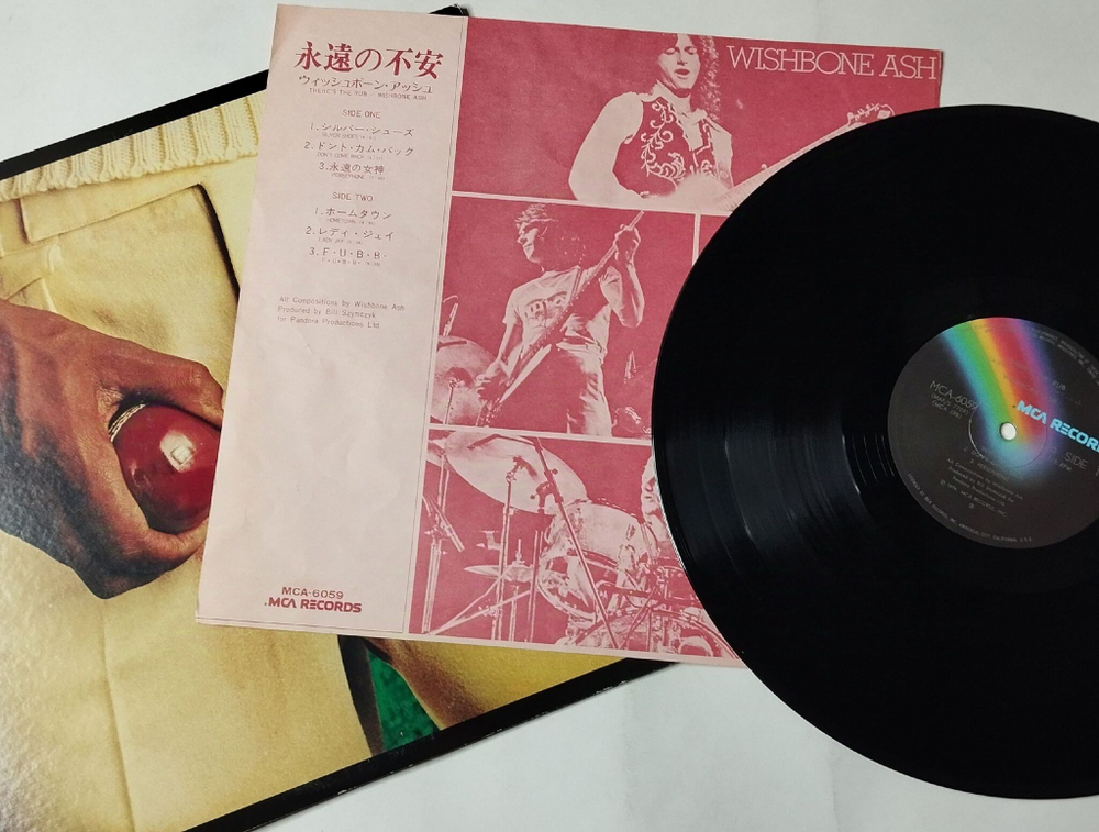 Винтажная виниловая пластинка LP Wishbone Ash There The Rub (Japan 1974) (No Obi) Lady Jay
