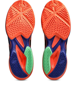 Мужские кросовки для Padel Asics Solution Speed FF 3 Padel - черный/яркий коралловый