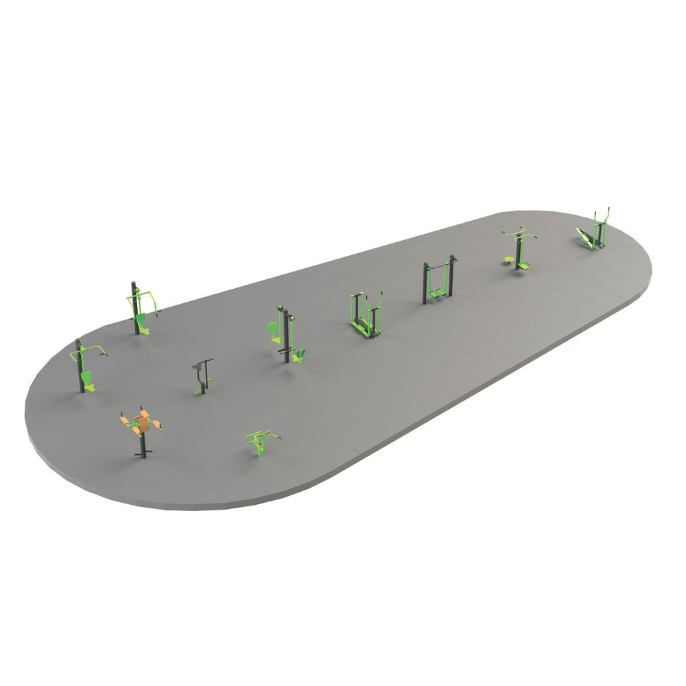 S-1006 Спортивная площадка 181 кв.м ZAVODSPORTA