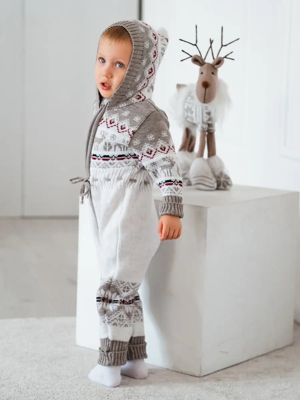 Комбинезон вязаный