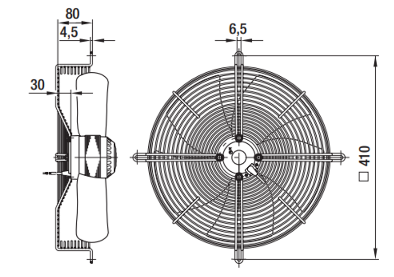 Вентилятор осевой S6E330-AP02-30