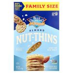 Blue Diamond, Almond Nut-Thins, снэки из рисовых крекеров с миндалем, с оттенком морской соли, 218 г (7,7 унции)
