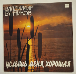 Винтажная виниловая пластинка LP Владимир Бунчиков Услышь Меня, Хорошая (СССР 1990)