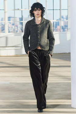 ZARA КАРДИГАН С ПЛЕТЕНЫМИ КРОМКАМИ, СЕРЫЙ