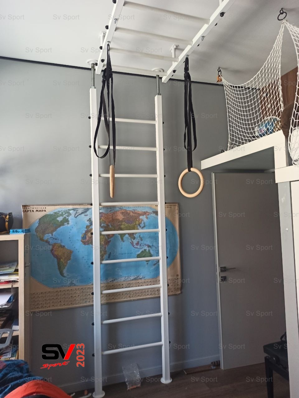Монтаж спортивного комплекса Sv Sport П в пеноблочные, газоблочные стены