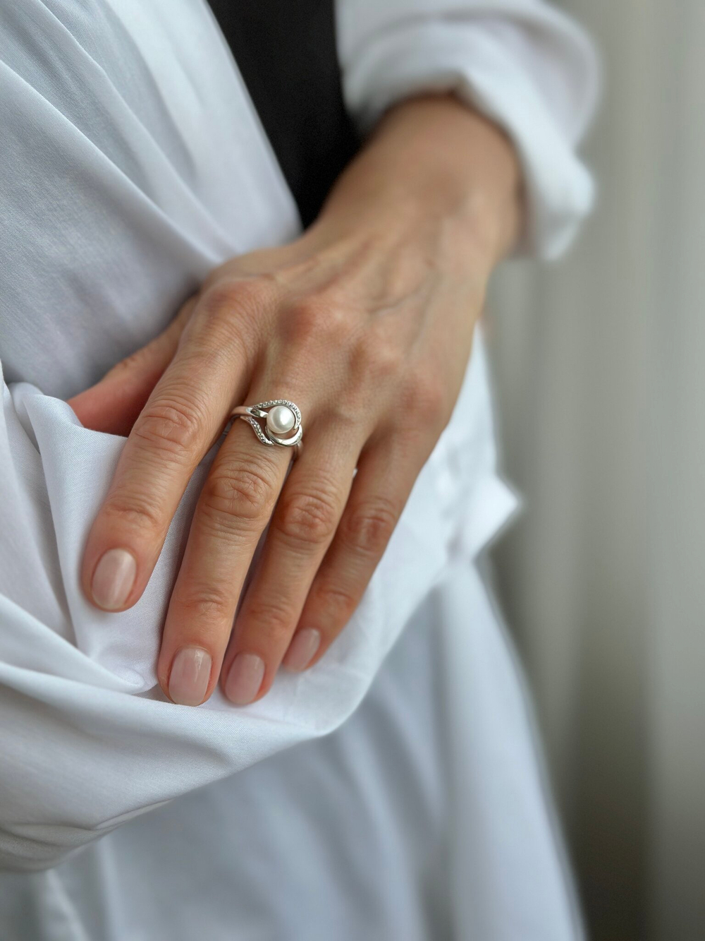 Кольцо 94012557 серебро 925° размер 18