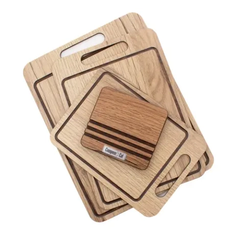 Набор разделочных досок на подставке 3шт ComposeEat Everyday дуб натуральный