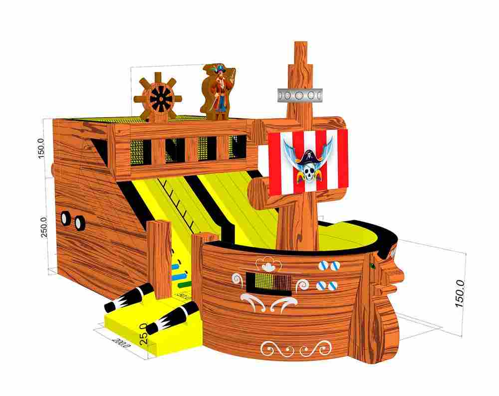 Коммерческий надувной корабль «Атлантис» 8,5х4х5 м