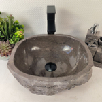 Раковина из мрамора Erozy Grey EM-65323 38*33*15 0882