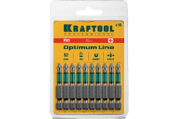 Биты профессиональные KRAFTOOL Optimum Line PН1, 50 мм (цена за 1 биту)