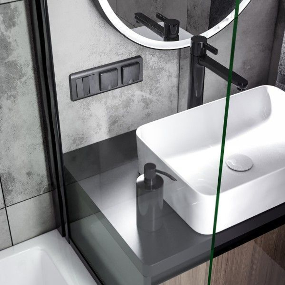 Рамка на 3 поста Stream (графит)