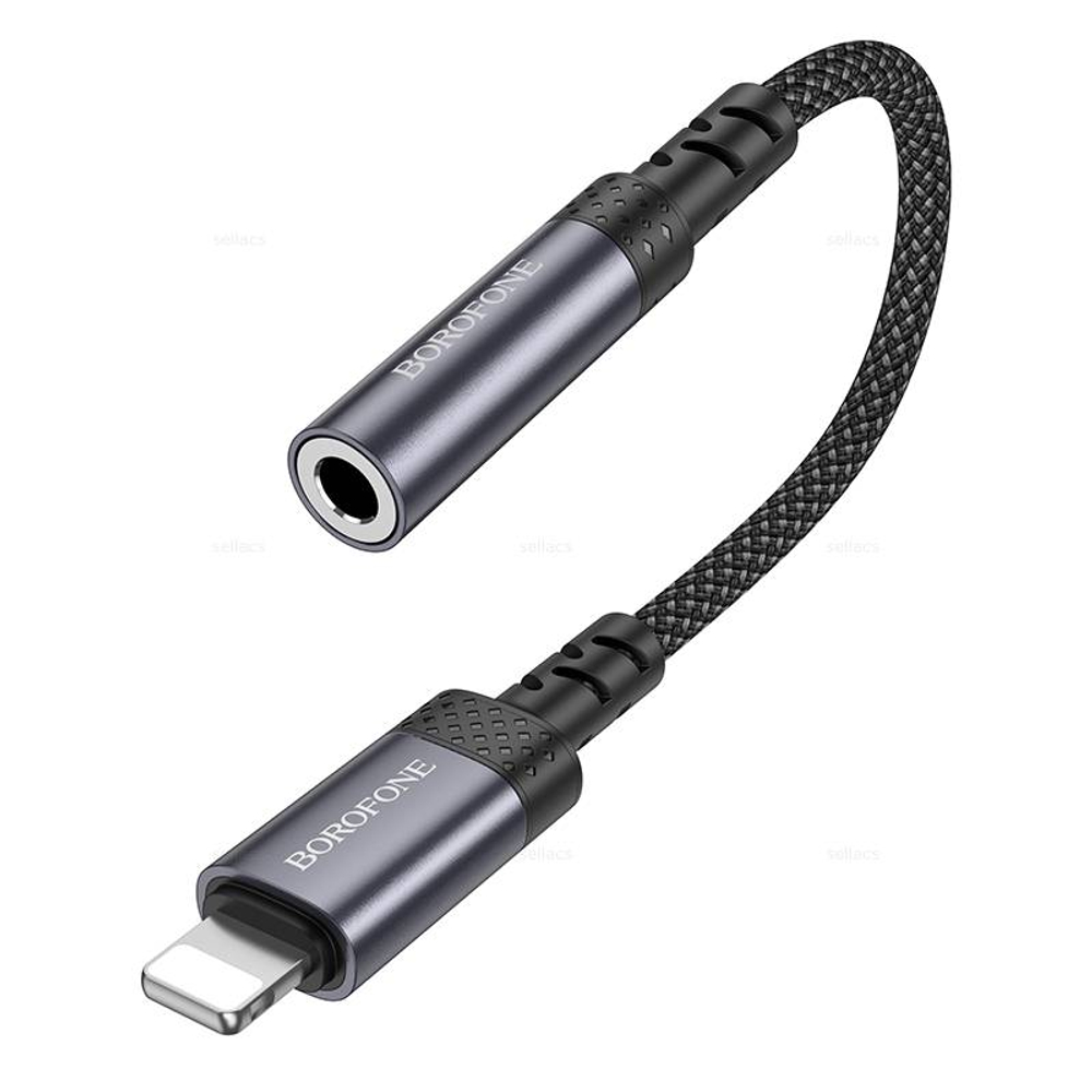Цифровой аудио конвертер Lightning на 3.5mm Borofone BV24 (Краснодар склад)
