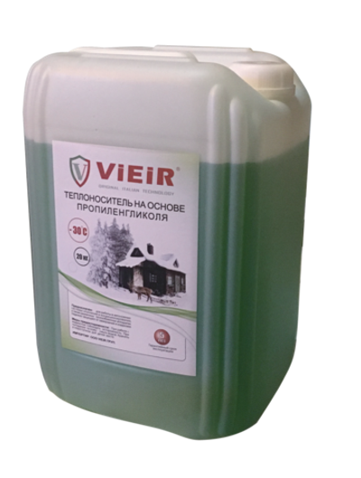 Теплоноситель -30°C для отопления (ЗЕЛ.) 20л  ViEiR