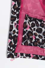 Ветровка Frieda Freddies 4738 коричневый леопард с розовым