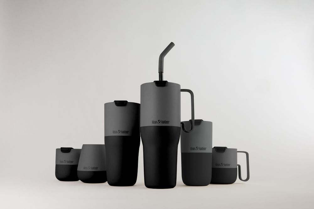 Термостакан Klean Kanteen Rise Tumbler 36oz Straw Lid (1065 мл) Asphalt