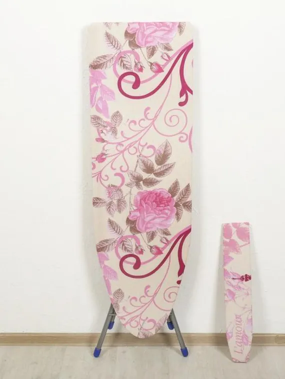 Доска гладильная Nika «Белль-Юниор 3», 112×34,5 см, два положения высоты 70, 80 см, МИКС