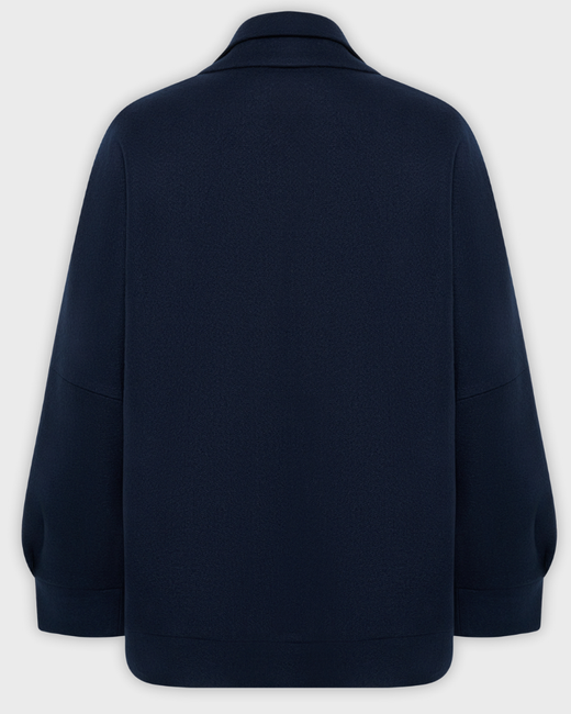 Оверсайз бомбер из шерсти