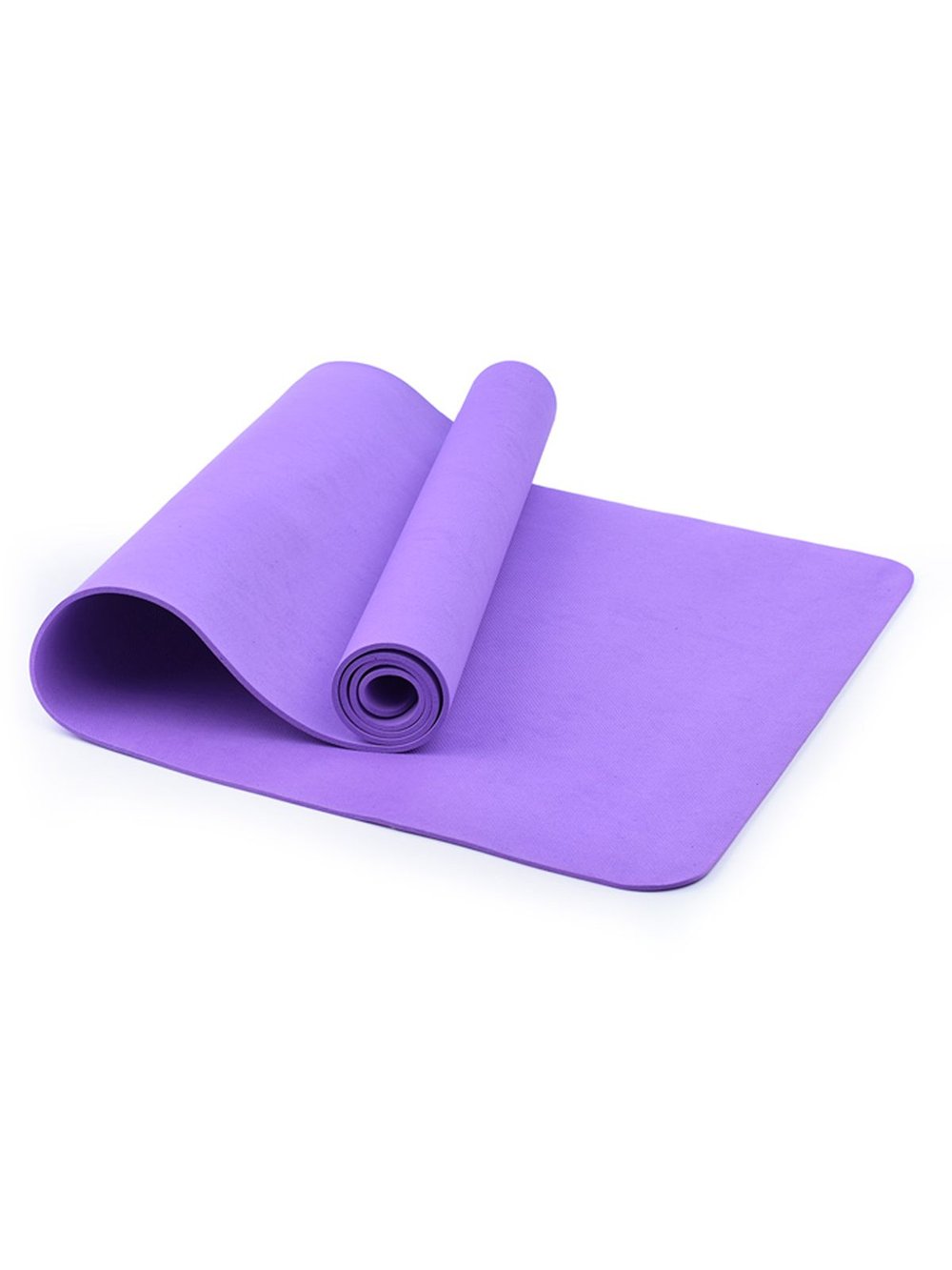 Коврик для фитнеса и йоги 61х173 см (фиолетовый цвет)