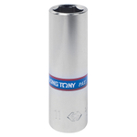 KING TONY (223511M) Головка торцевая глубокая шестигранная 1/4", 11 мм