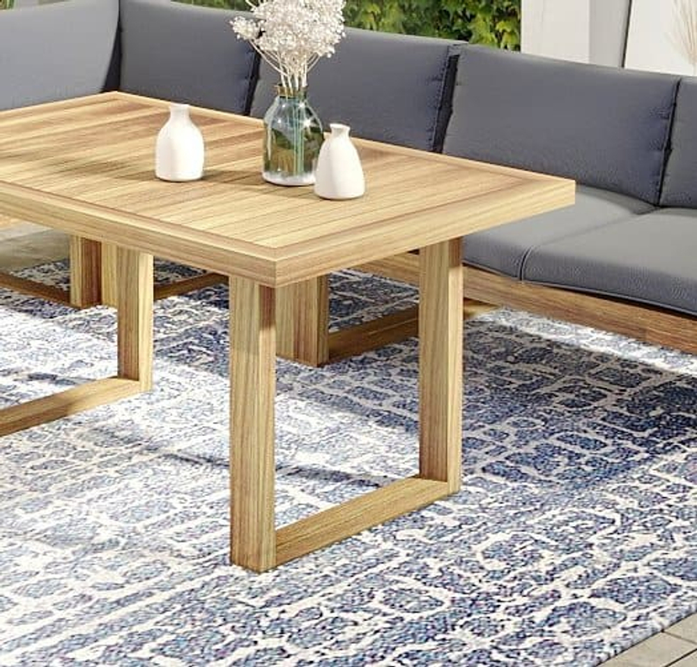 Комплект деревянной мебели Tagliamento Booka, натуральный, темно-серый