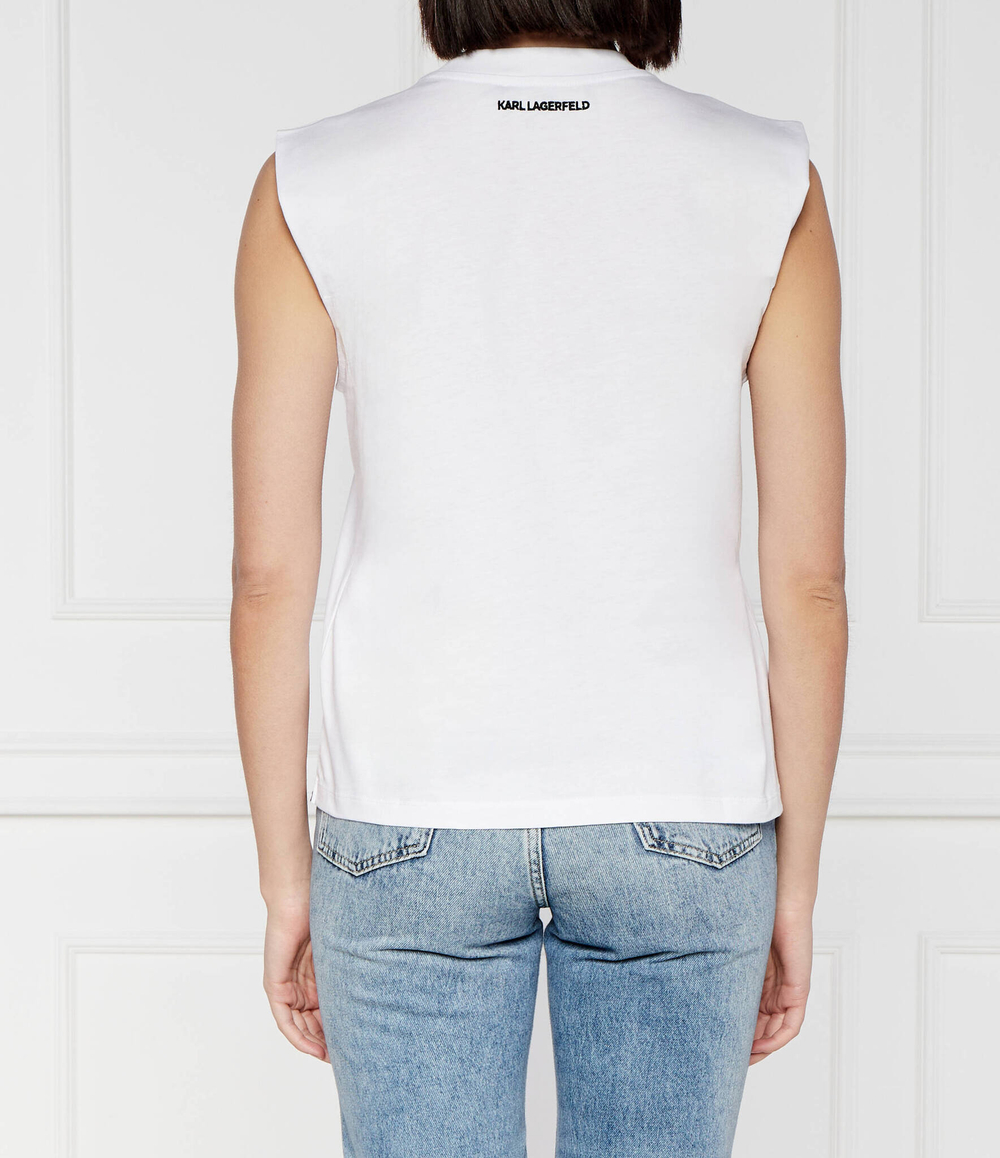 Топ Karl Lagerfeld - белый(231W1717)