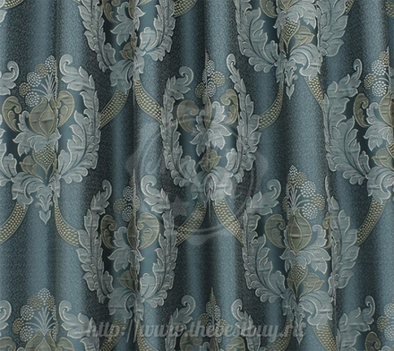 Штора для гостиной: Сильвана (S067-2) - 200х260 см. - голубой