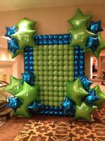 Шар (18"/46 см) Звезда, Лайм 1 шт.