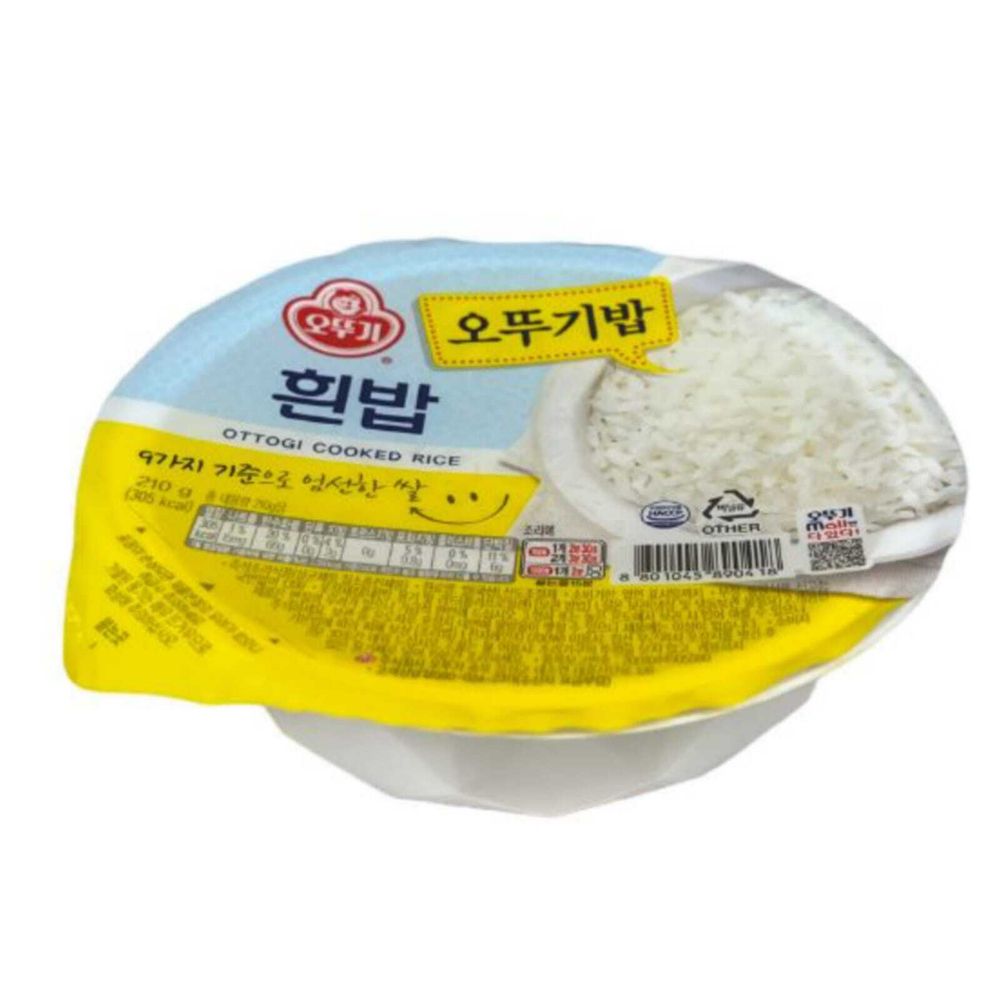 Рис корейский Ottogi готовый, 210 г, 3 шт